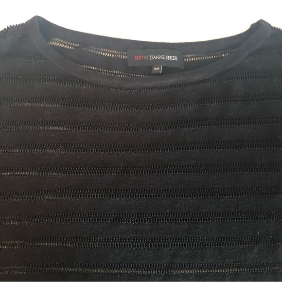 Holiday Black Tunic Sweater Edit by Jeanne Beker Size S - Picture 6 of 6